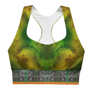 Longline Sports Bra (Her/Muliebris)(Tree Link Stripe) RJSTH@Fabric#3 RJSTHs2021 RJS