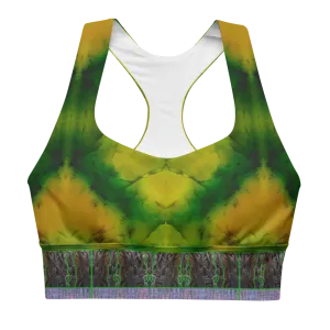 Longline Sports Bra (Her/Muliebris)(Tree Link Stripe) RJSTH@Fabric#5 RJSTHs2021 RJS