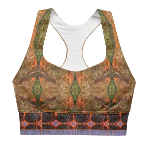 Longline Sports Bra (Her/Muliebris)(Tree Link Stripe) RJSTH@Fabric#6 RJSTHs2021 RJS