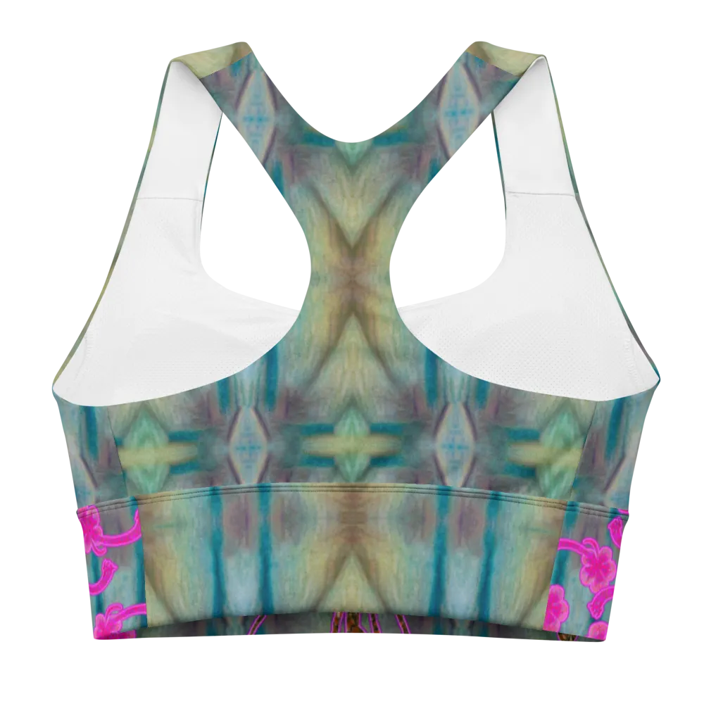 Longline Sports Bra (Her/Muliebris)(Windsong Flower) RJSTH@Fabric#9 RJSTHs2021 RJS