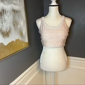 Lorna Jane Know Space Dye Criss Cross Racerback Sports Bra