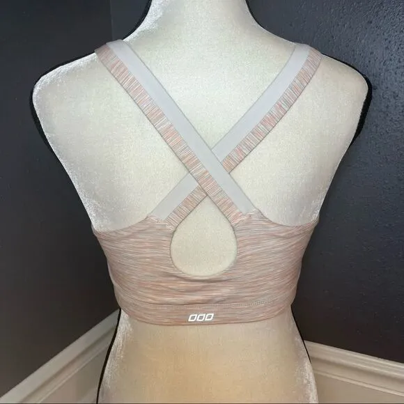 Lorna Jane Know Space Dye Criss Cross Racerback Sports Bra
