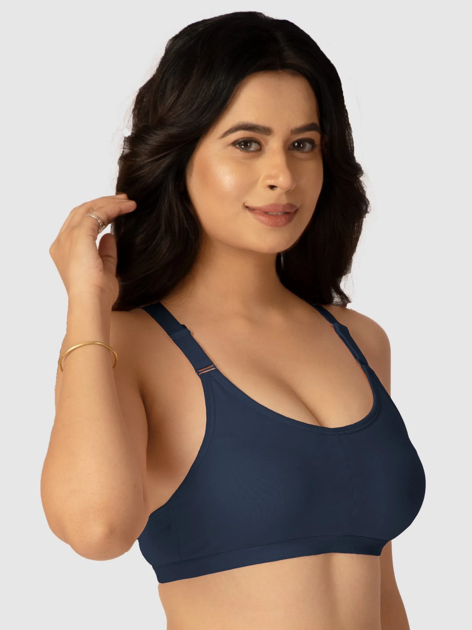 Lovable Womens Non Padded Non Wired Full Coverage Sports Bra