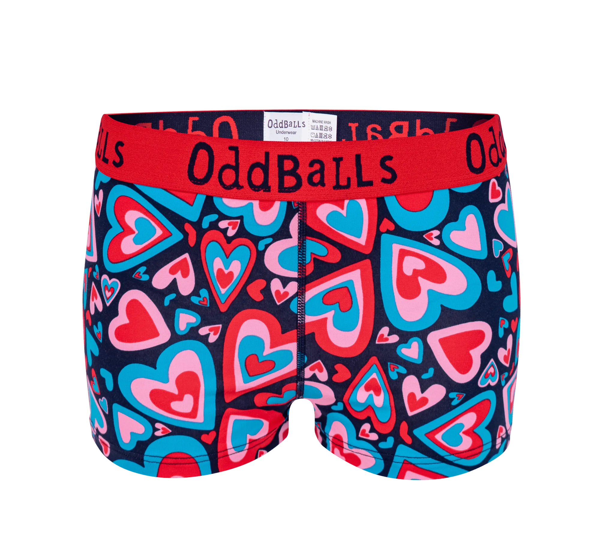 Love Hearts Bundle - Womens Boxer Shorts   Bralette