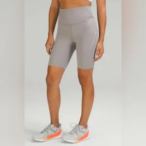 Lululemon Base Pace High-Rise Reflective Short 8&quot; Gull Grey