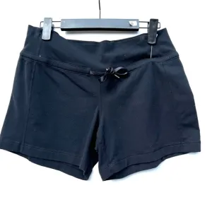 Lululemon black sweat shorts stretch 6