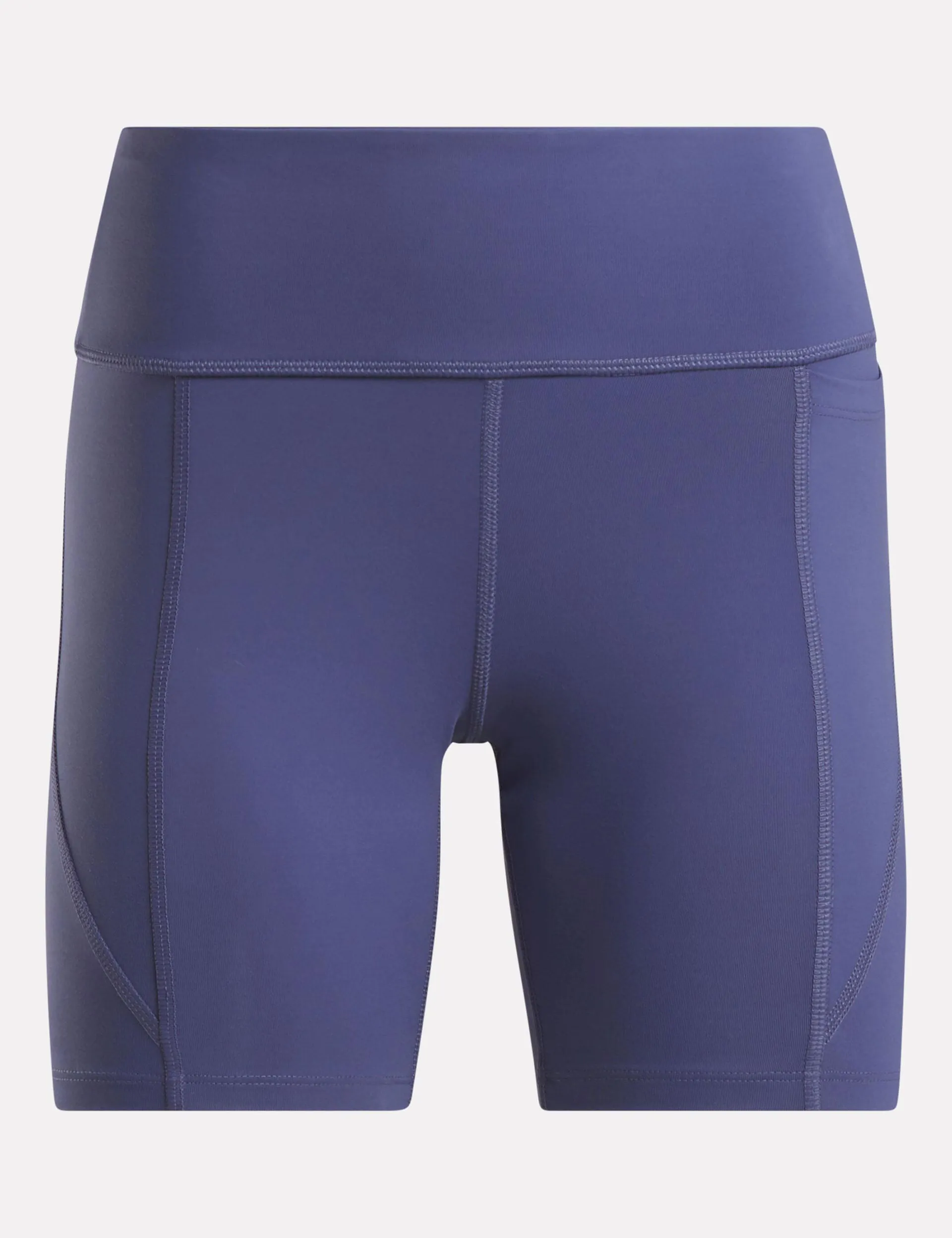 Lux High Waisted Biker Shorts 6" - Twilight Purple