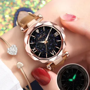 Luxury Women Watches Magnetic Starry Sky Female Watch Fashion Ladies Wrist Watch  relogio feminino reloj mujer Bracelet Watch Y1