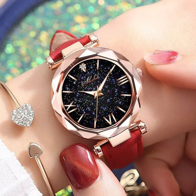 Luxury Women Watches Magnetic Starry Sky Female Watch Fashion Ladies Wrist Watch  relogio feminino reloj mujer Bracelet Watch Y1