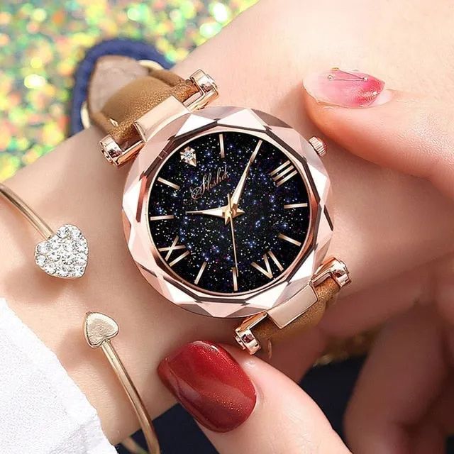Luxury Women Watches Magnetic Starry Sky Female Watch Fashion Ladies Wrist Watch  relogio feminino reloj mujer Bracelet Watch Y1