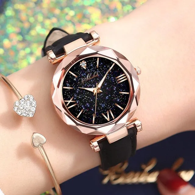 Luxury Women Watches Magnetic Starry Sky Female Watch Fashion Ladies Wrist Watch  relogio feminino reloj mujer Bracelet Watch Y1