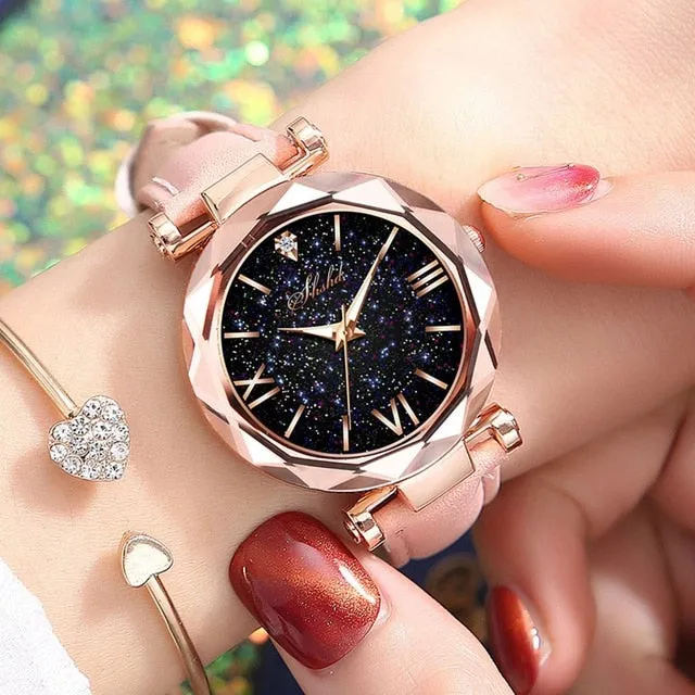 Luxury Women Watches Magnetic Starry Sky Female Watch Fashion Ladies Wrist Watch  relogio feminino reloj mujer Bracelet Watch Y1