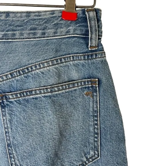 MADEWELL Baggy Jean Shorts in Crestford Wash NJ069