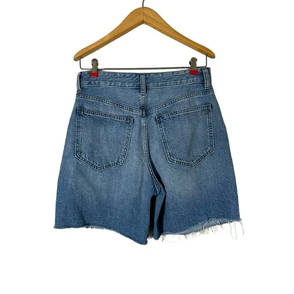 MADEWELL Baggy Jean Shorts in Crestford Wash NJ069