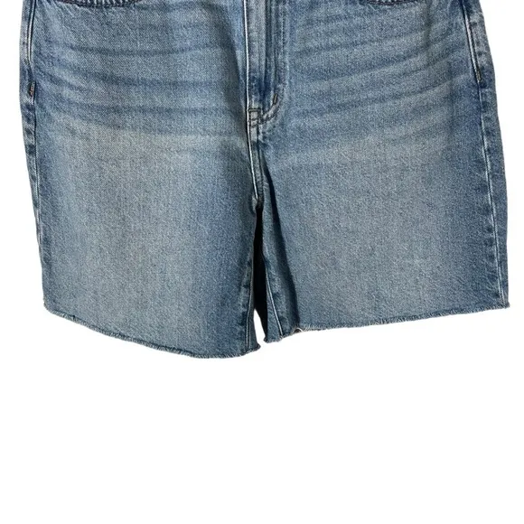 MADEWELL Baggy Jean Shorts in Crestford Wash NJ069