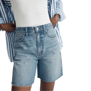 MADEWELL Baggy Jean Shorts in Crestford Wash NJ069