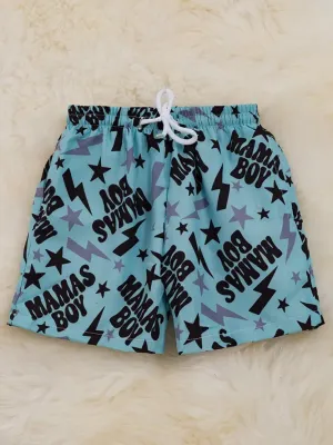 Mama’s Boy Shorts: Blue