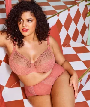Matilda Plunge Bra In Rose Leo - Elomi