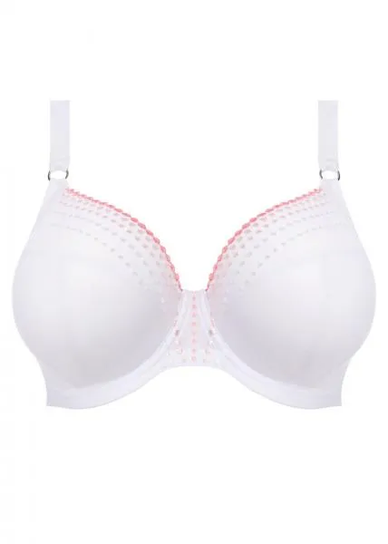 Matilda Underwire Plunge Bra - White -