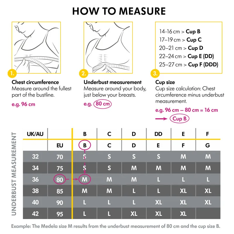 Medela Keep Cool Sleep Bra Black XXL