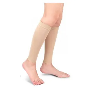 Medical Compression Calf Sleeves - CCL I - 15 - 21 mmHG - Black or Beige