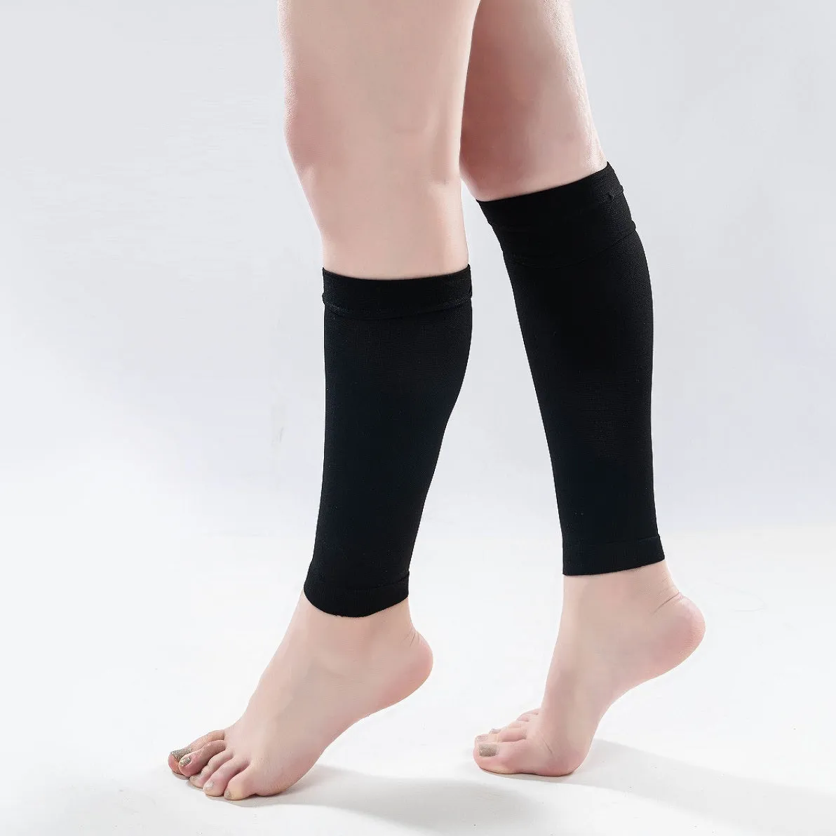 Medical Compression Calf Sleeves - CCL I - 15 - 21 mmHG - Black or Beige