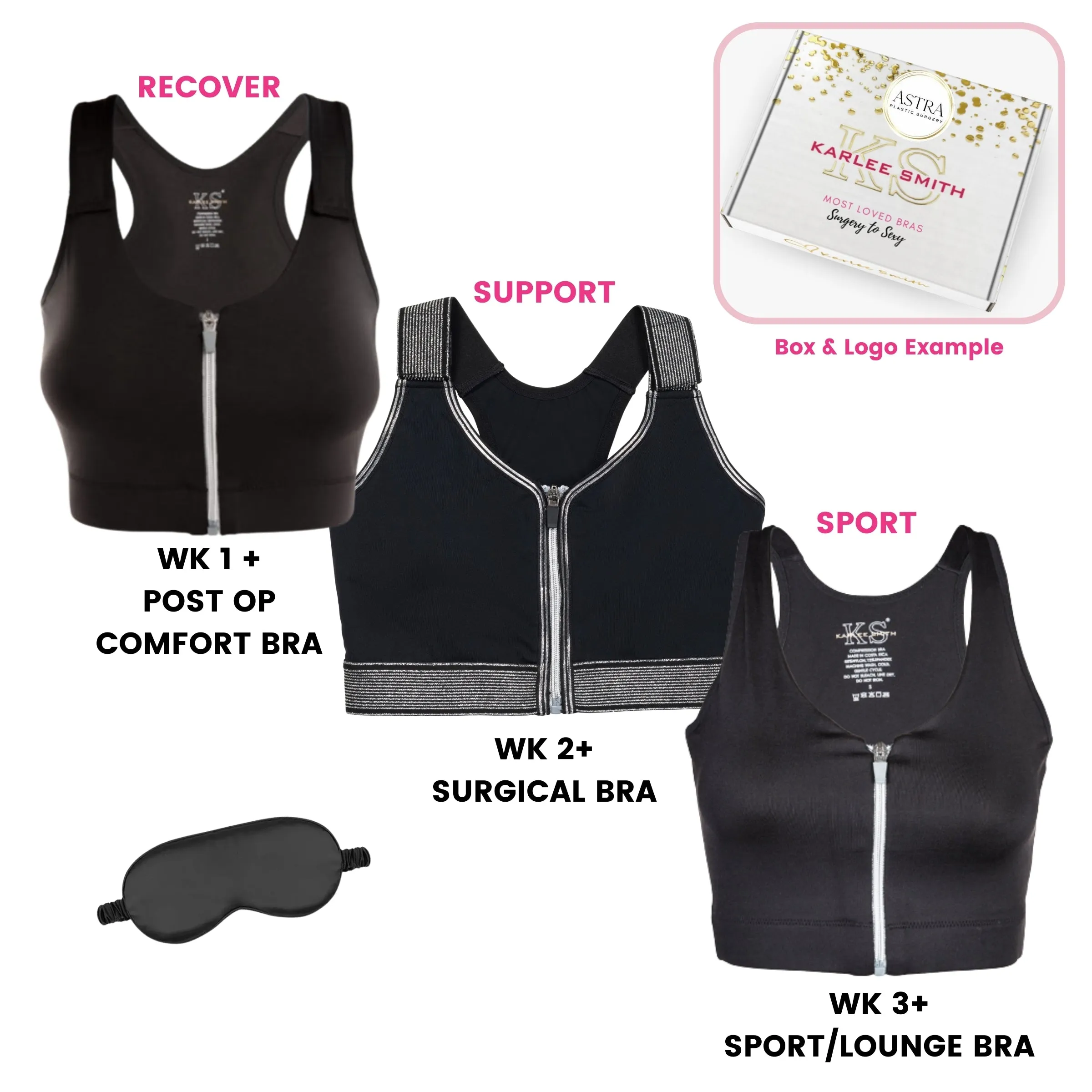 Medical Ultimate Bra Recovery Kit with Your Practice Logo - Bundle