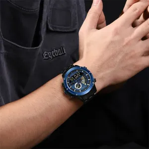 Men Sport Quartz Military Waterproof Male Wristwatch Stainless Steel Digital Clcok