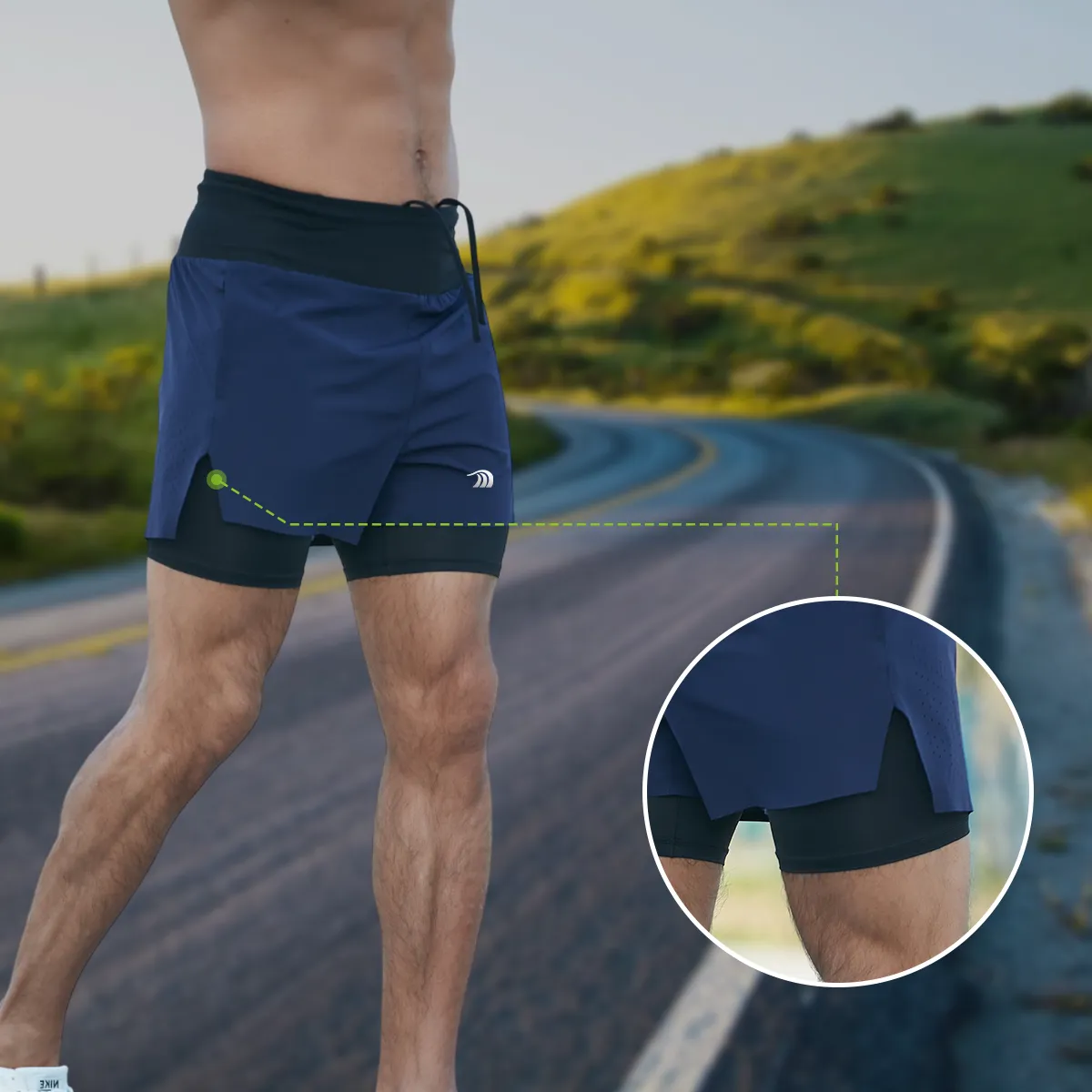 Men's 2-in-1 Trail Shorts