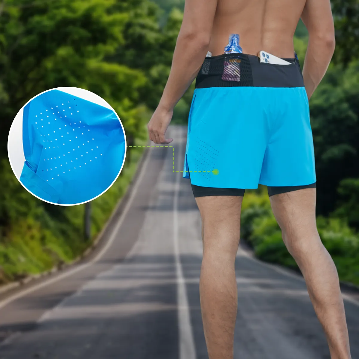 Men's 2-in-1 Trail Shorts