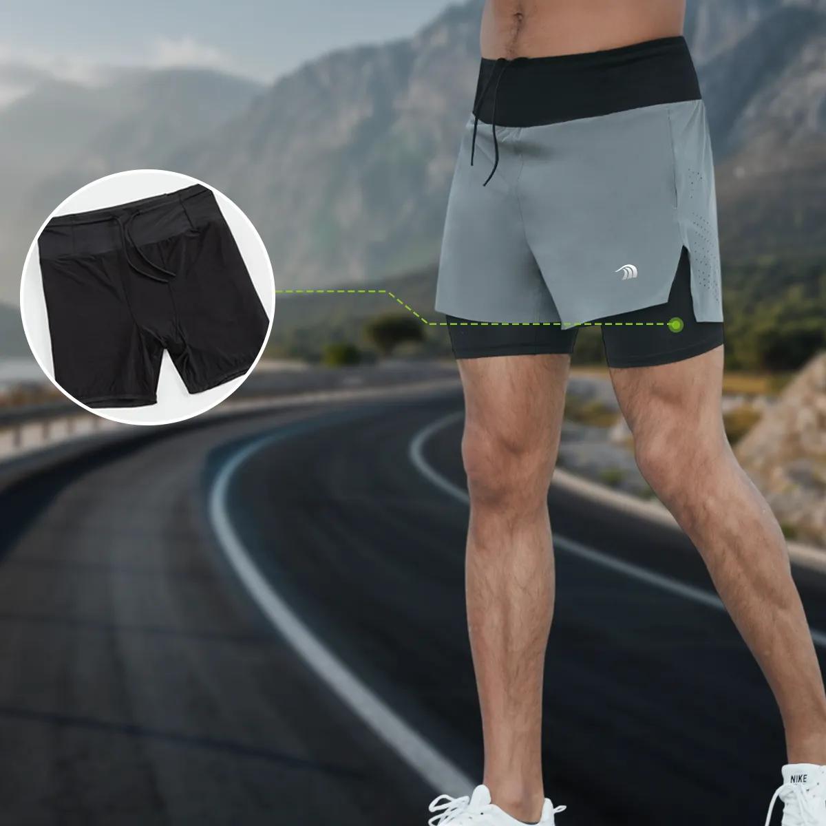 Men's 2-in-1 Trail Shorts