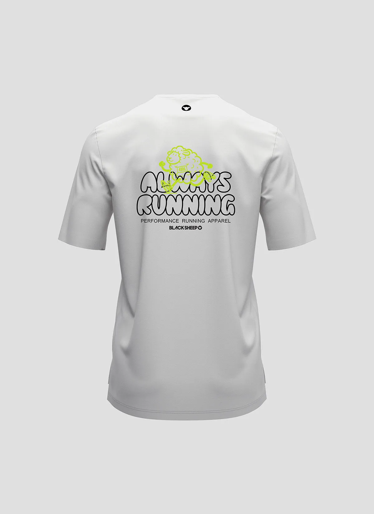 Men's ActiveCotton Tee - Always Running White