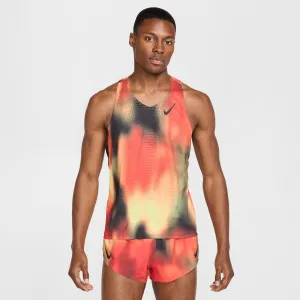 Men's AeroSwift Elite Entry Dri-FIT ADV Running Tank Top (736 - LT Lemon Twist/LT Crimson/Black/Black)