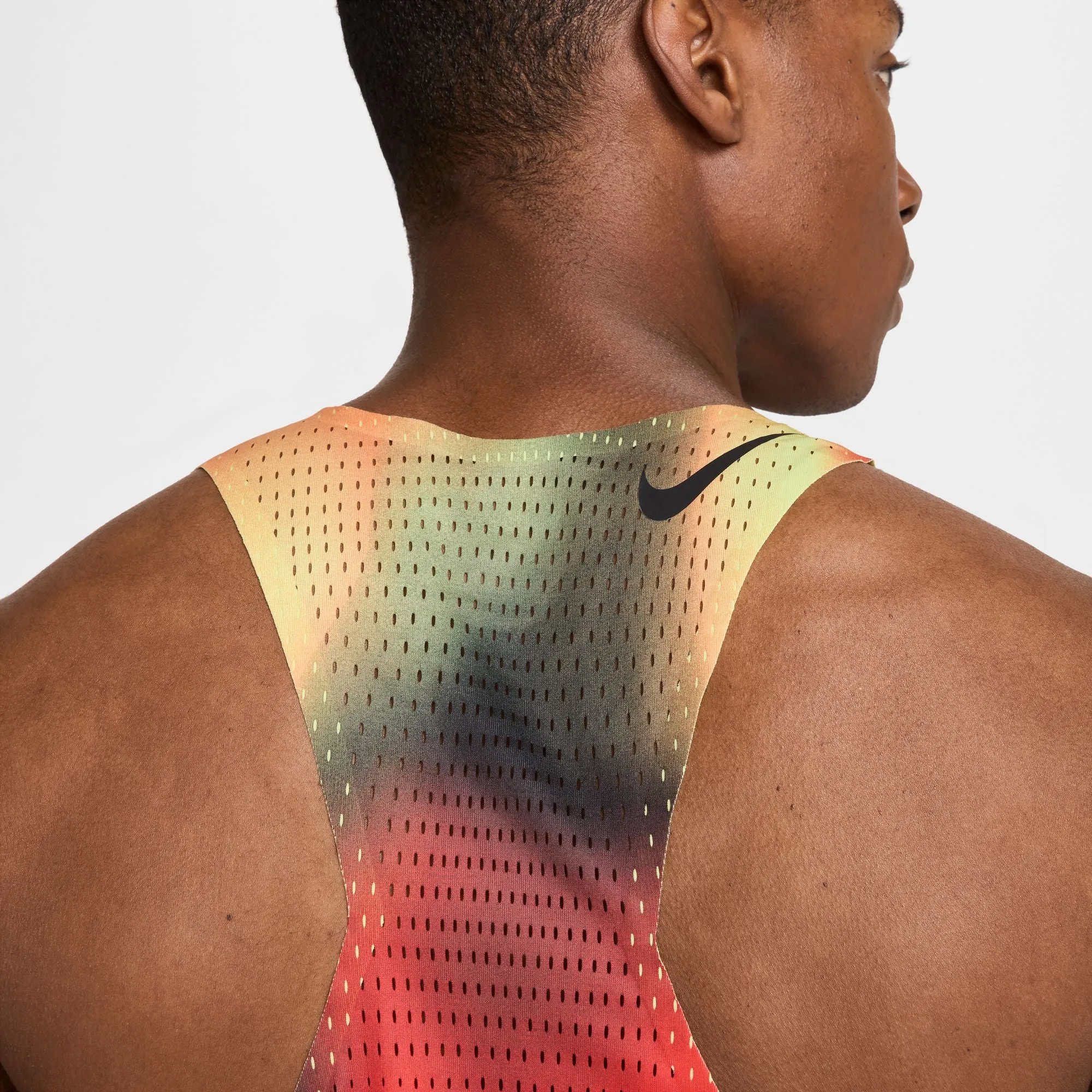 Men's AeroSwift Elite Entry Dri-FIT ADV Running Tank Top (736 - LT Lemon Twist/LT Crimson/Black/Black)