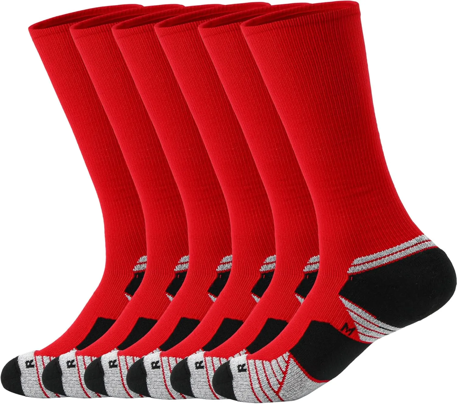 MEN'S ATHLETIC TUBE SOCKS 6PACK