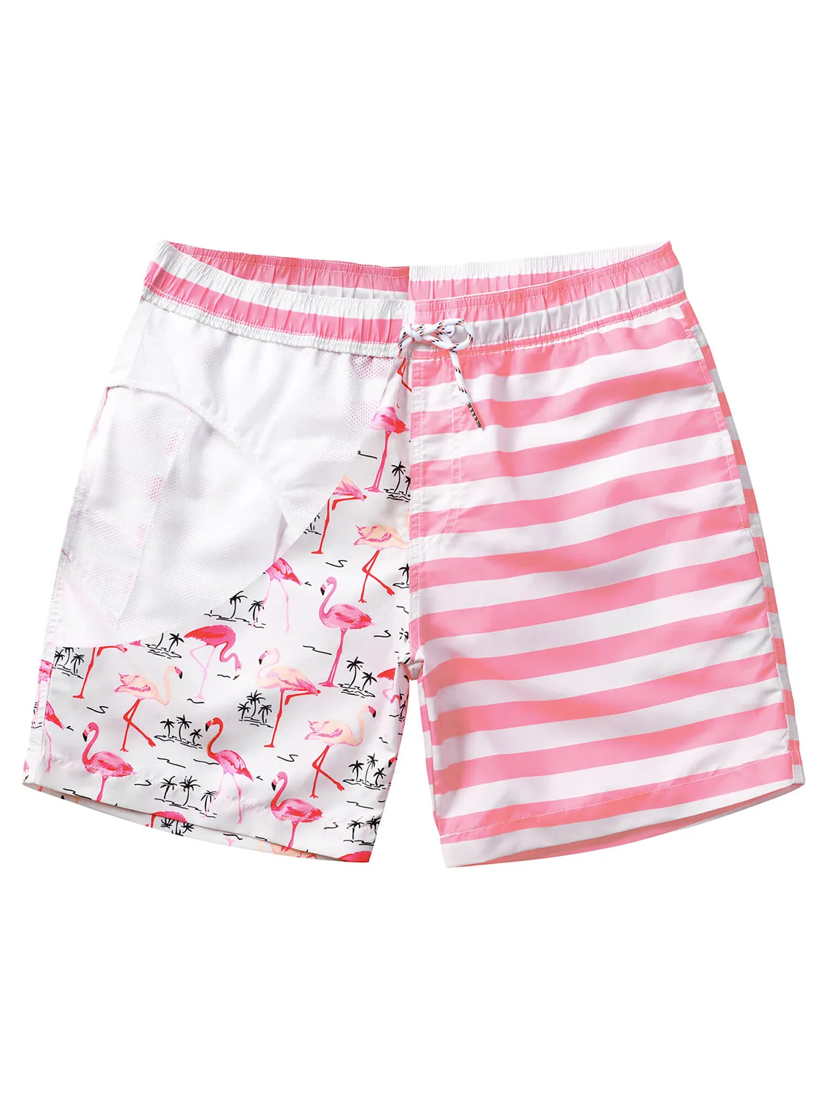 Men's Casual Funny Print Quick Dry Beach Swimming Trunks