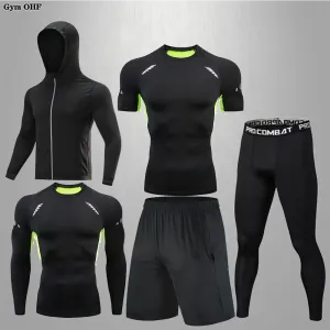Men's Compression Sportswear Set | Gym & Fitness | MMA Tracksuit