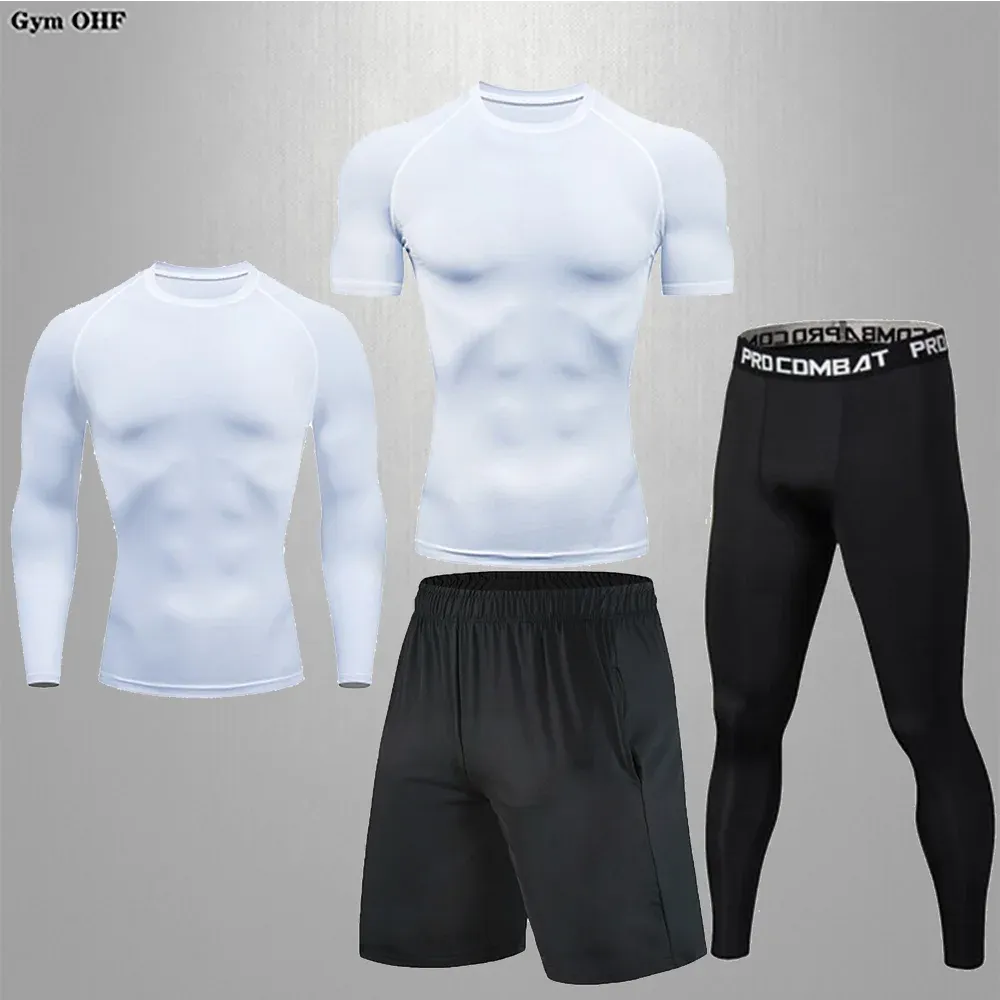 Men's Compression Sportswear Set | Gym & Fitness | MMA Tracksuit