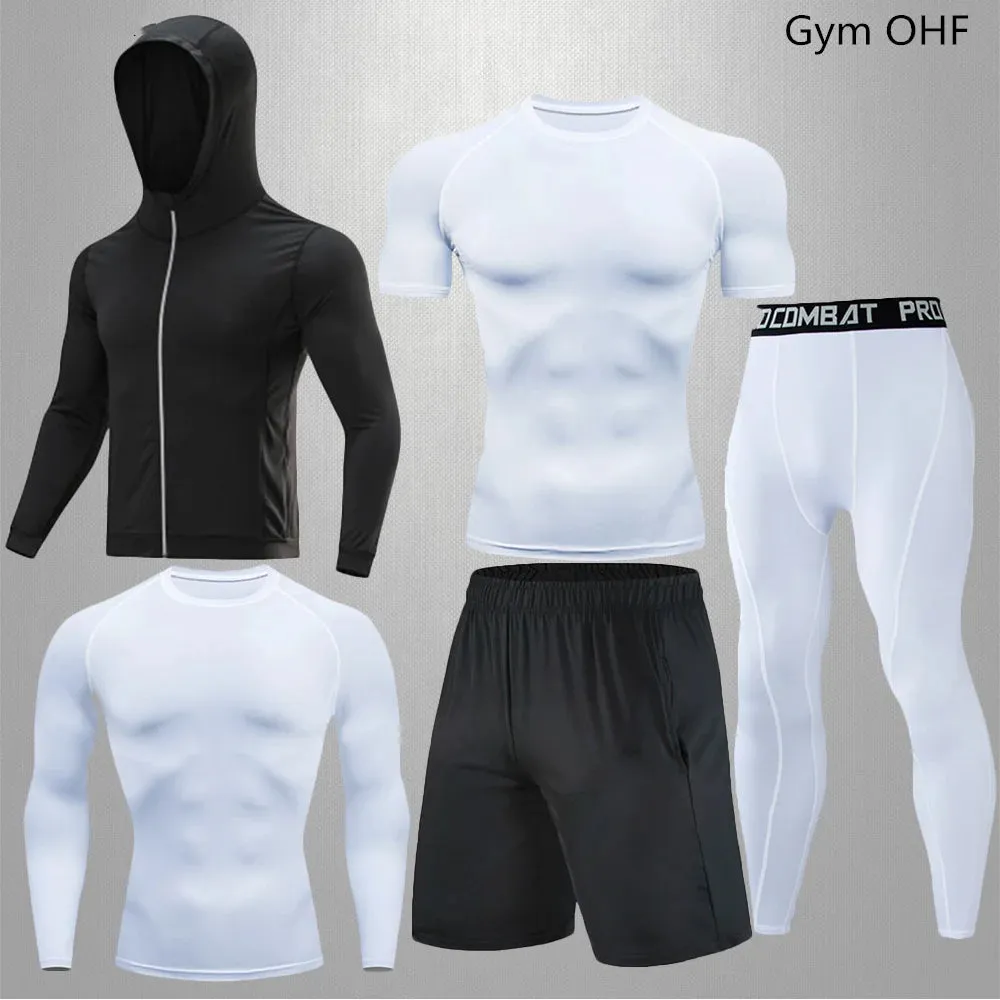 Men's Compression Sportswear Set | Gym & Fitness | MMA Tracksuit
