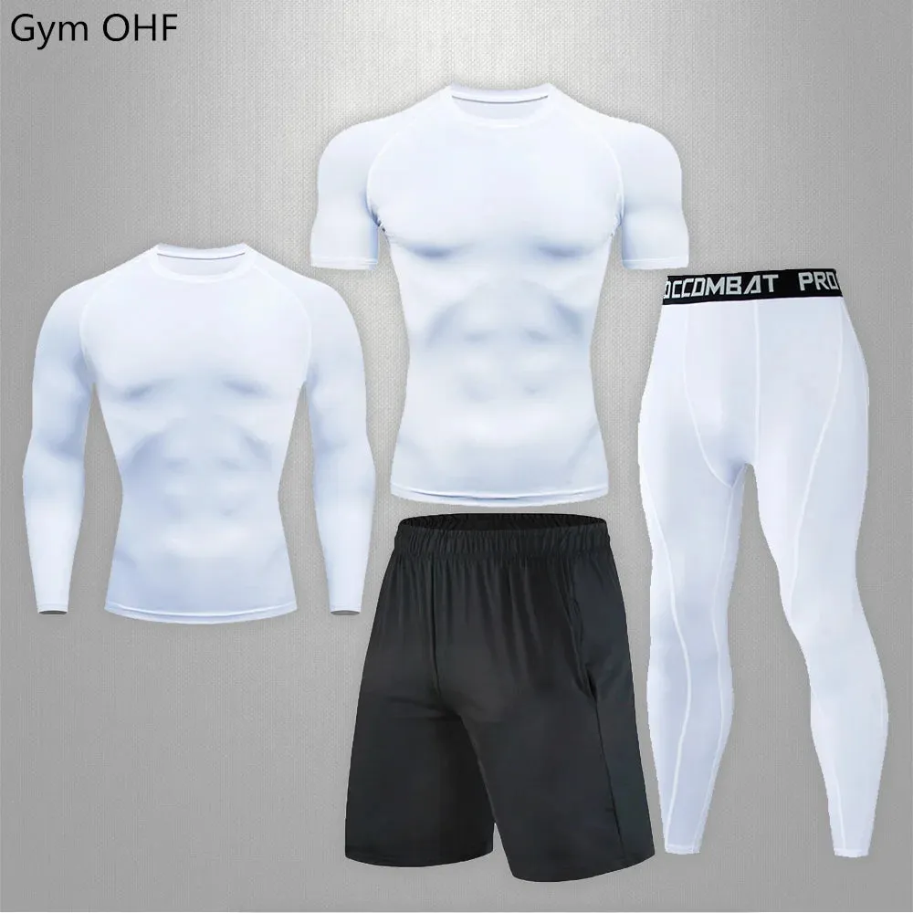 Men's Compression Sportswear Set | Gym & Fitness | MMA Tracksuit
