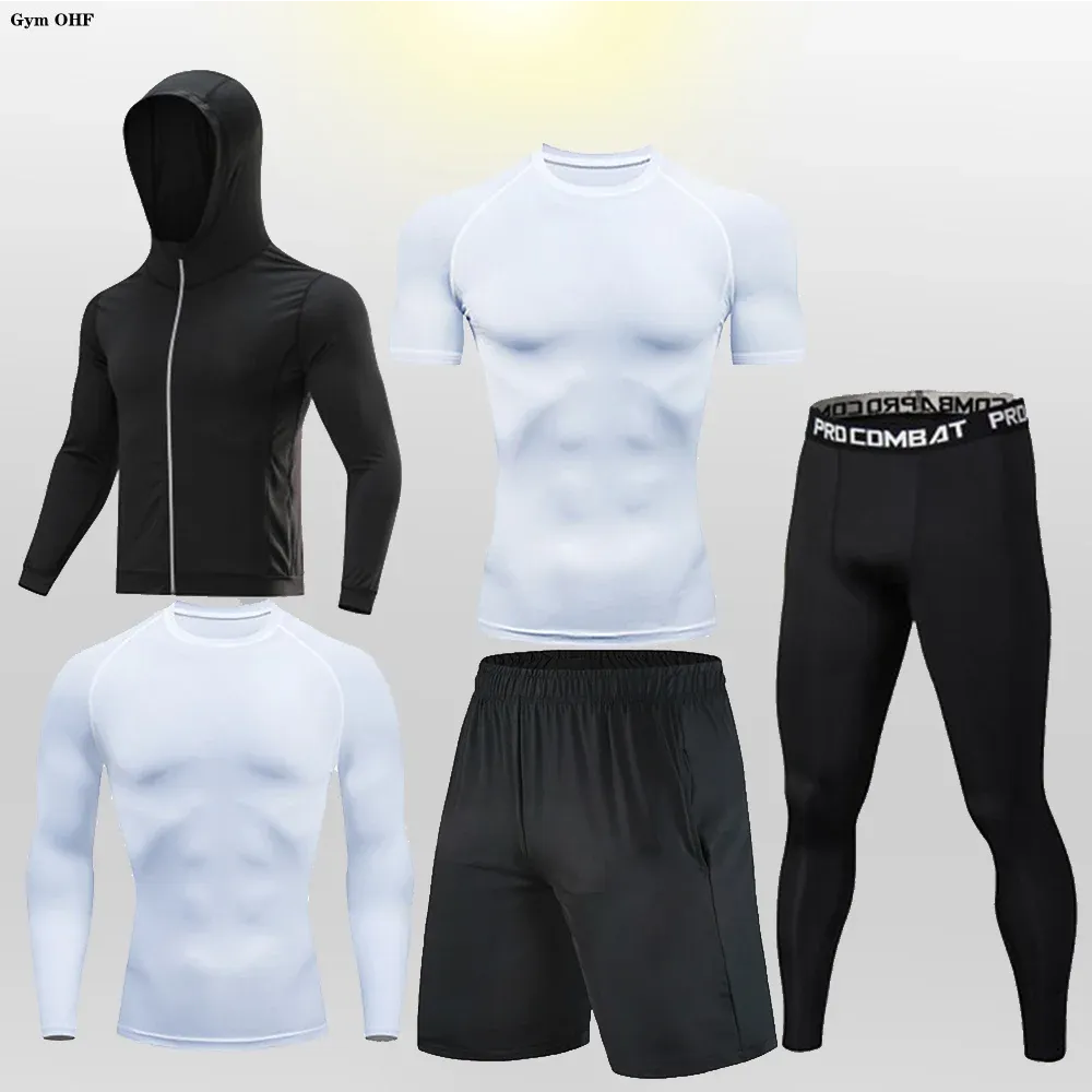 Men's Compression Sportswear Set | Gym & Fitness | MMA Tracksuit
