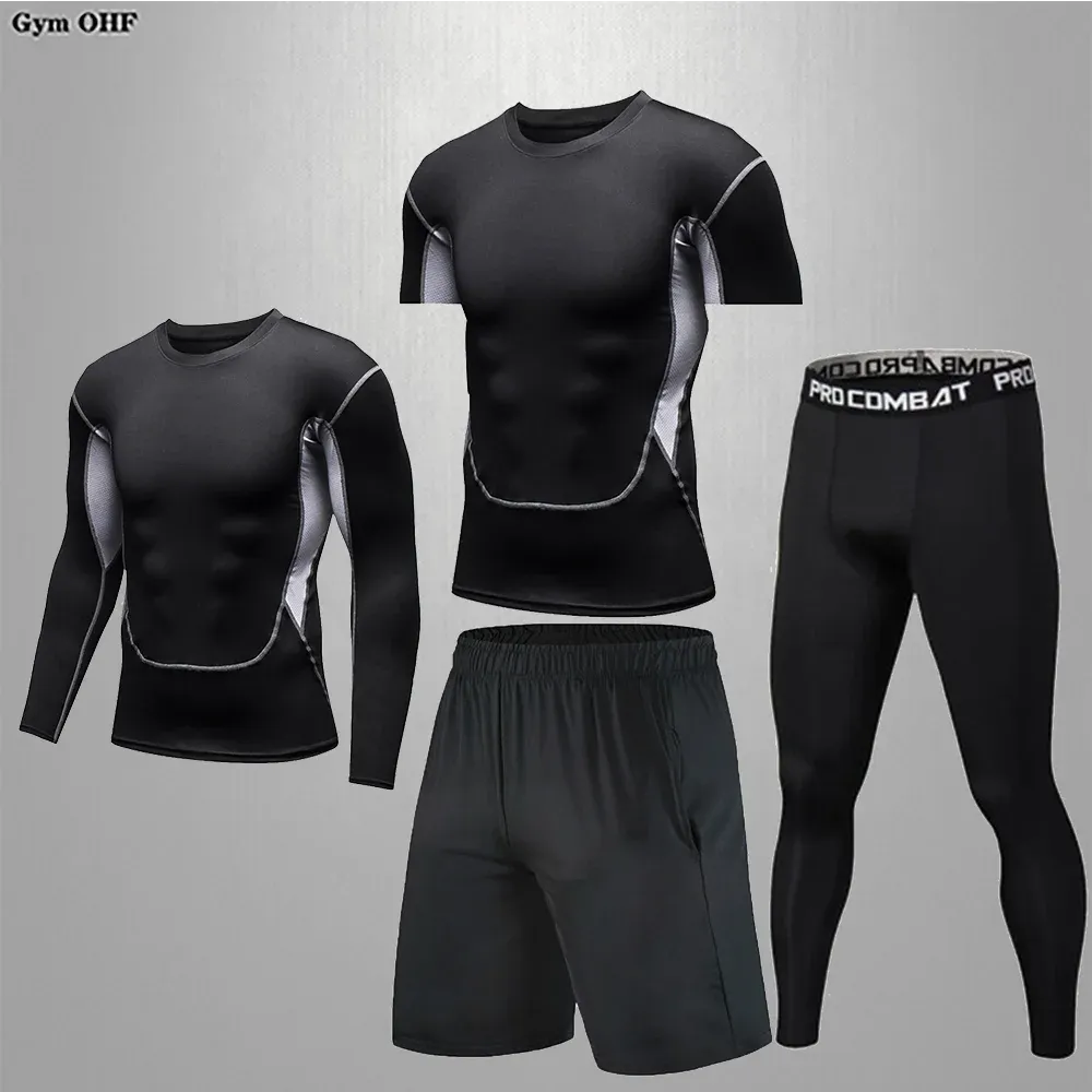 Men's Compression Sportswear Set | Gym & Fitness | MMA Tracksuit