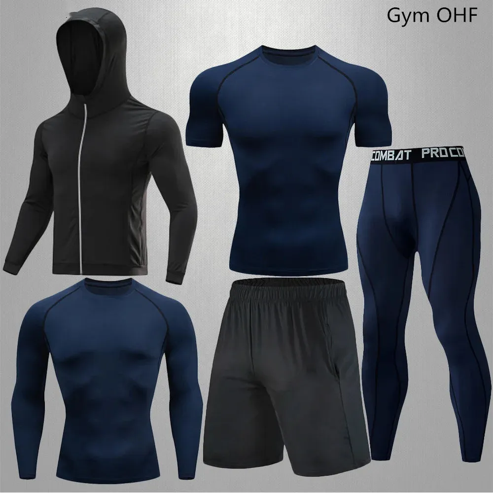 Men's Compression Sportswear Set | Gym & Fitness | MMA Tracksuit