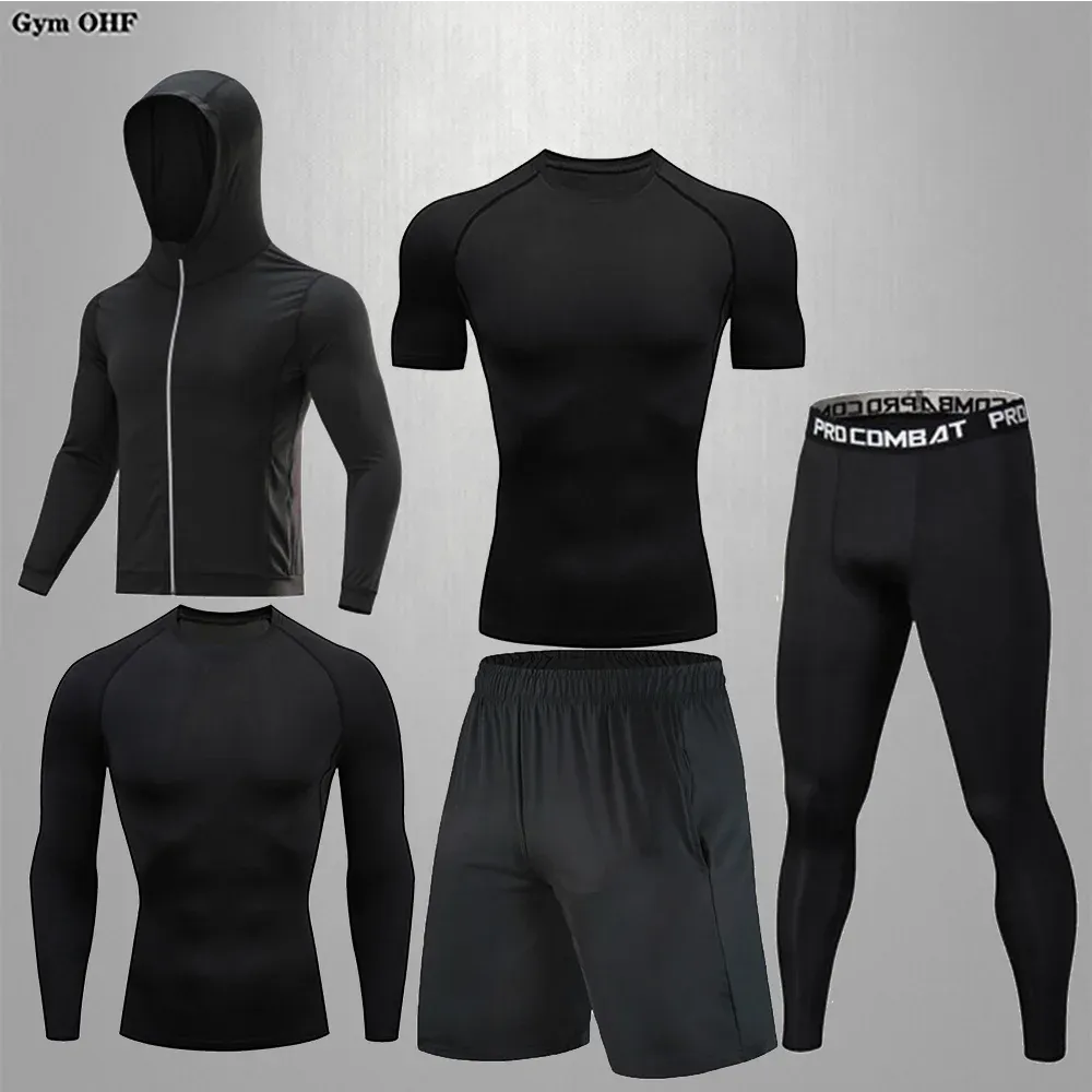 Men's Compression Sportswear Set | Gym & Fitness | MMA Tracksuit