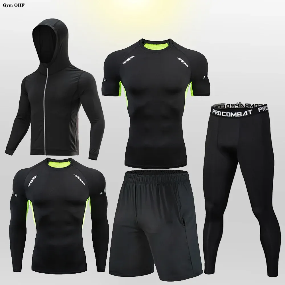 Men's Compression Sportswear Set | Gym & Fitness | MMA Tracksuit