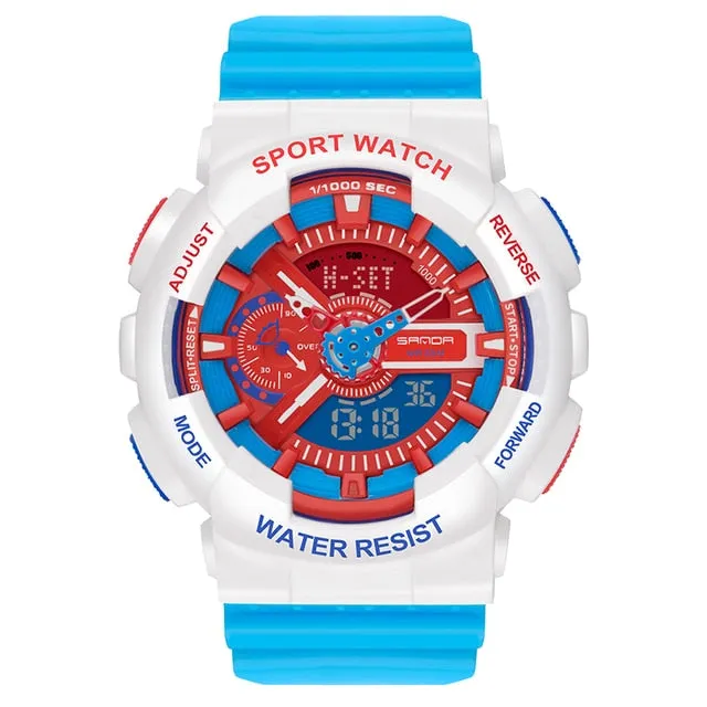 Men's Digital Clock Sports Watch