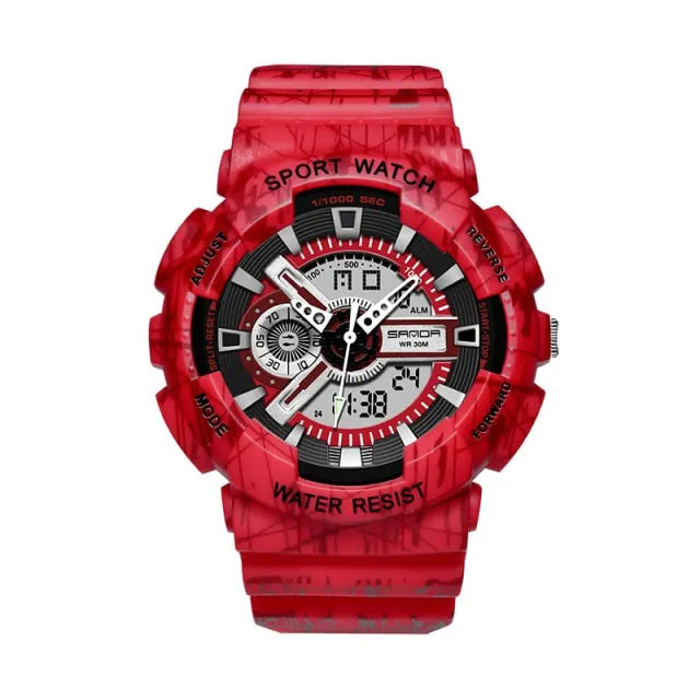 Men's Digital Clock Sports Watch