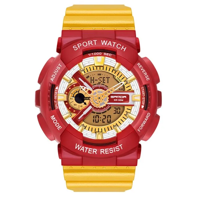 Men's Digital Clock Sports Watch