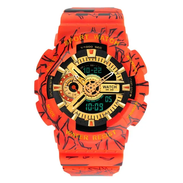 Men's Digital Clock Sports Watch
