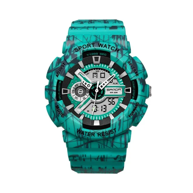Men's Digital Clock Sports Watch